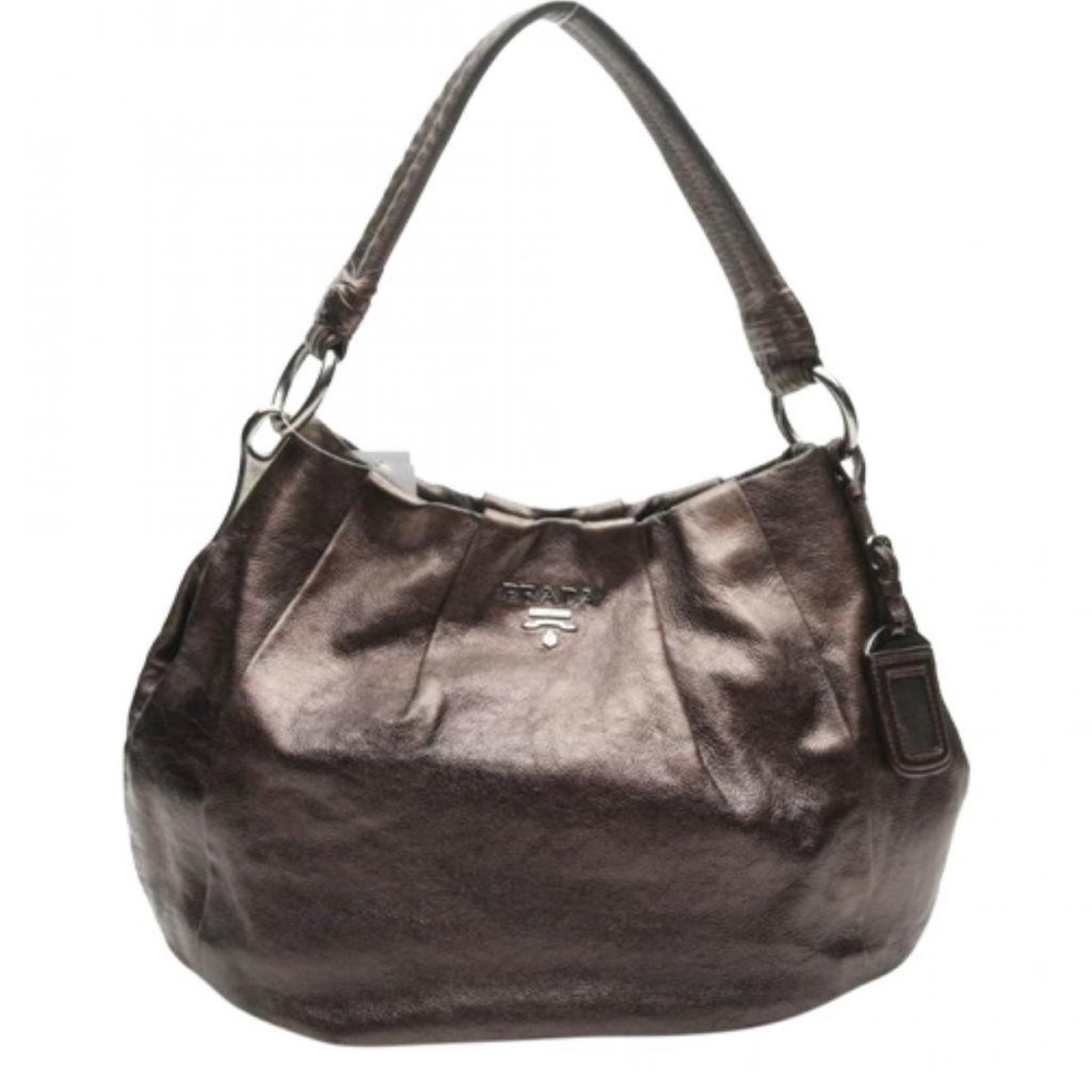 Prada Metallic should Bag.